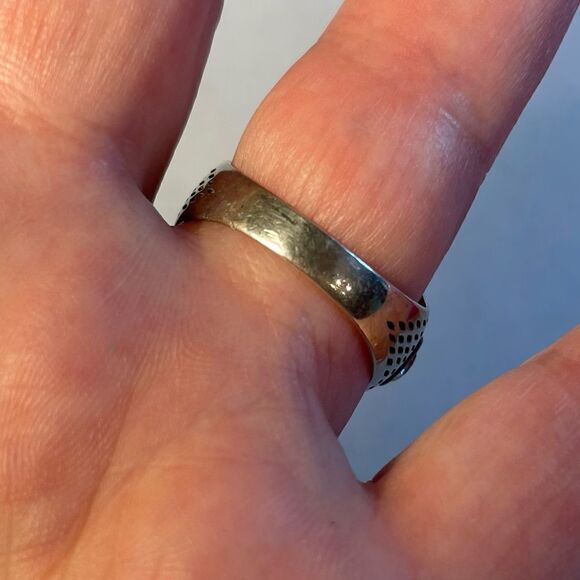 Turquoise and Zircon Stone Turkish Handmade Jewelry 925 Sterling Silver 8+ - Picture 9 of 12